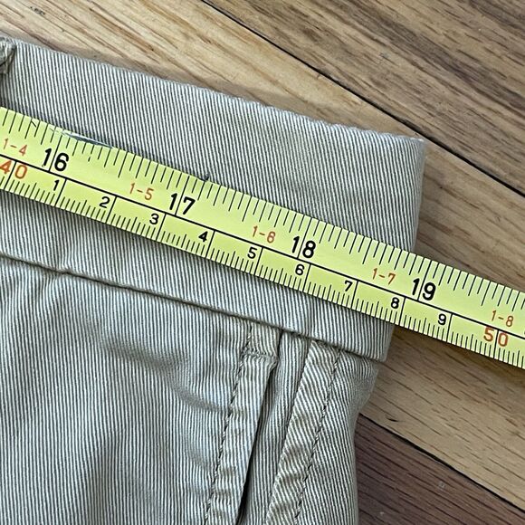 J.CREW 7" Stretch Chino Short Size 14 Khaki NEW Preppy Casual Classic H5809 - Picture 8 of 11